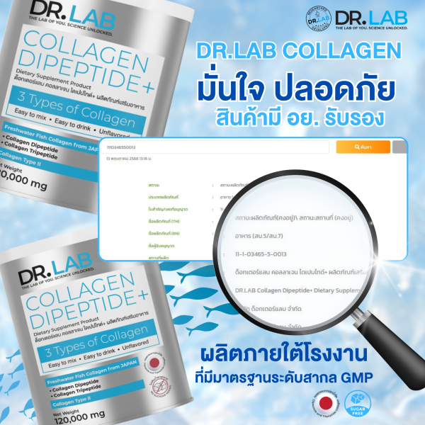 DR.LAB Collagen Dipeptide+ Dietary Supplement Product