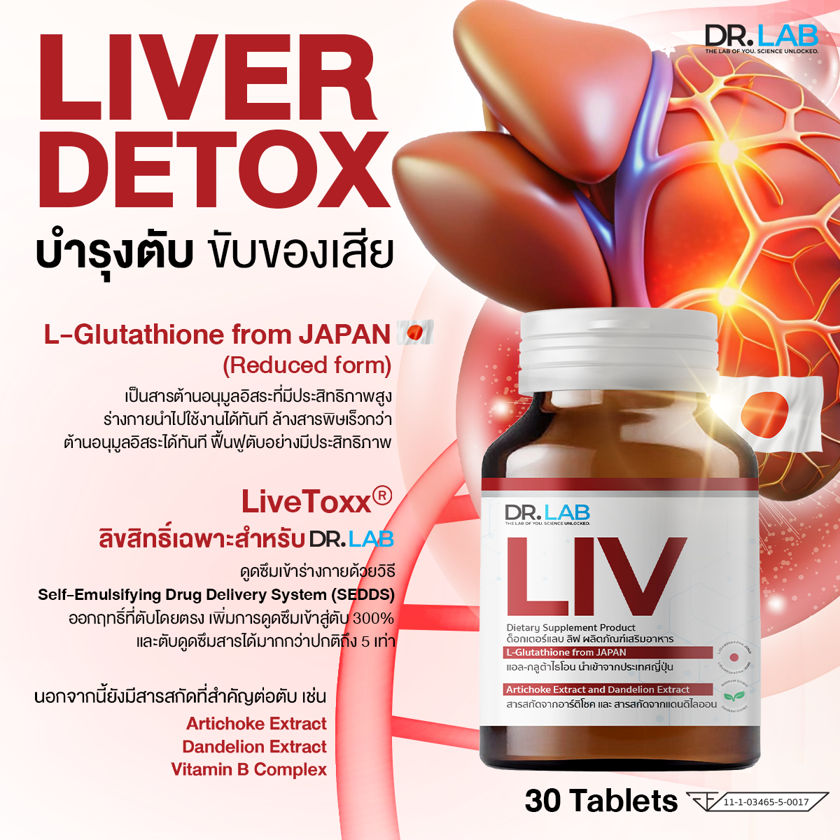 Liver Support Supplement Facts